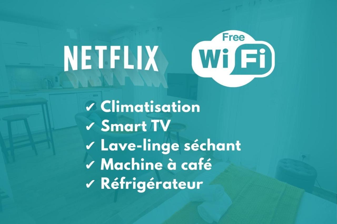 Joli Studio Climatise 'Alma 4' - Coeur De Beziers - Wifi Fibre - Netflix ภายนอก รูปภาพ