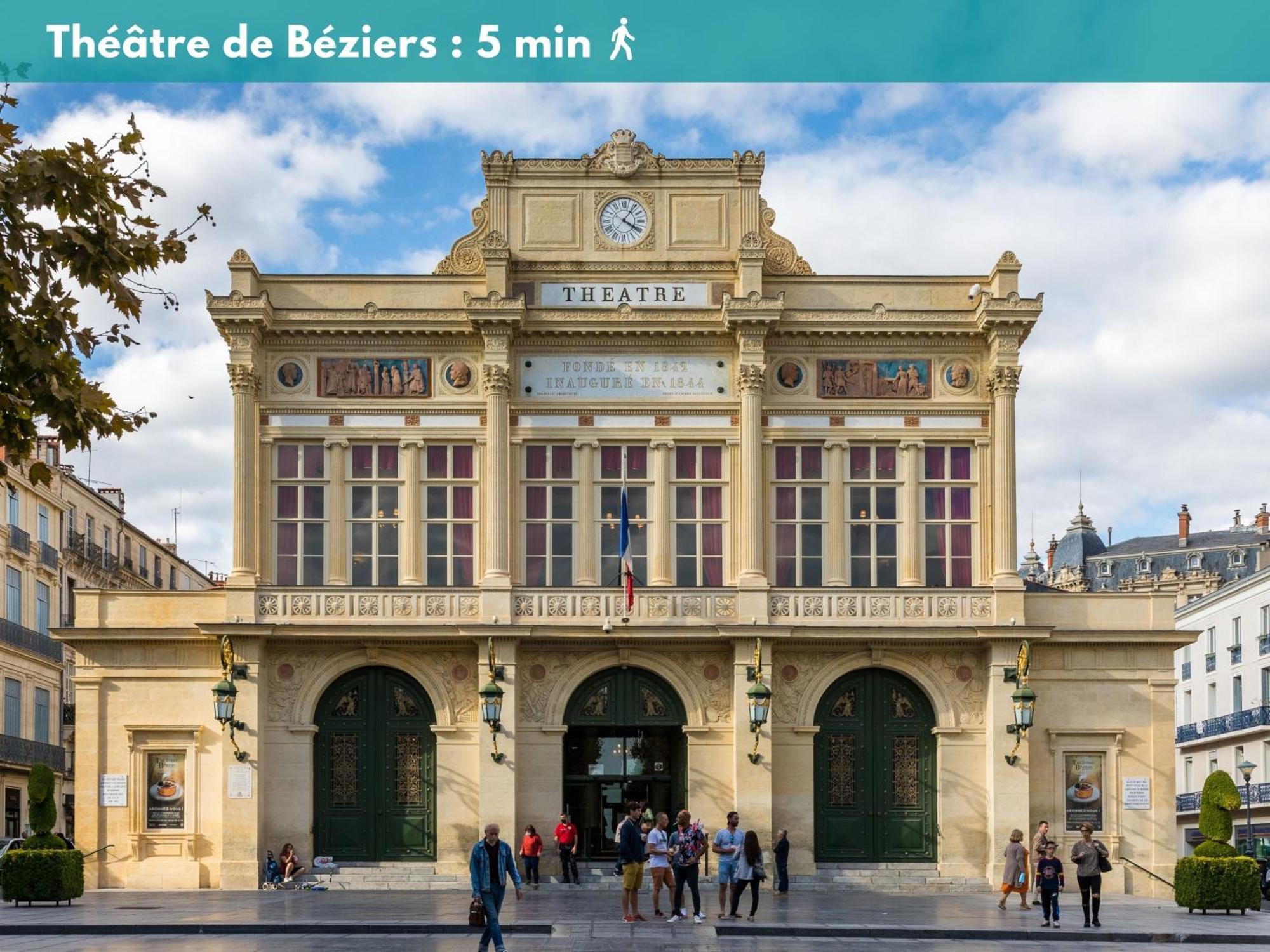 Joli Studio Climatise 'Alma 4' - Coeur De Beziers - Wifi Fibre - Netflix ภายนอก รูปภาพ